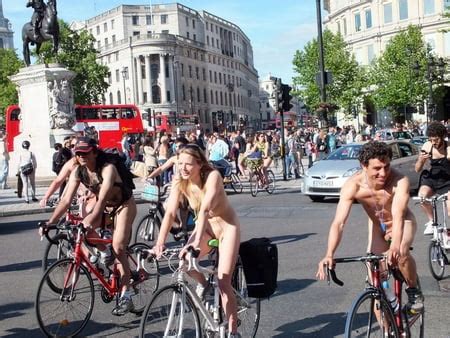 Skinny Posh Blonde London WNBR World Naked Bike Ride 7332 The Best