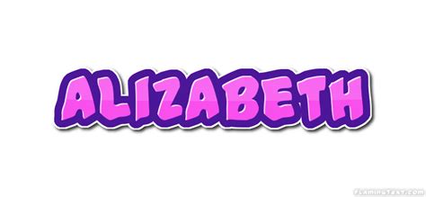 Alizabeth Logo Free Name Design Tool From Flaming Text