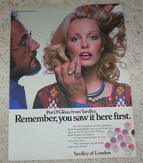 1975 Ad For Yardley Pot O Gloss Vintage Makeup Ads Vintage