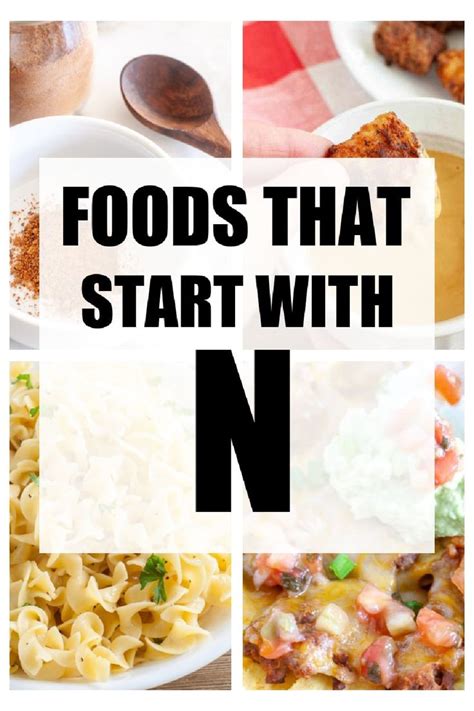 27 Foods That Start With N A Wide Variety Of Different Foods That