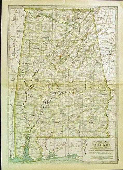 Prints Old And Rare Alabama Antique Maps And Prints