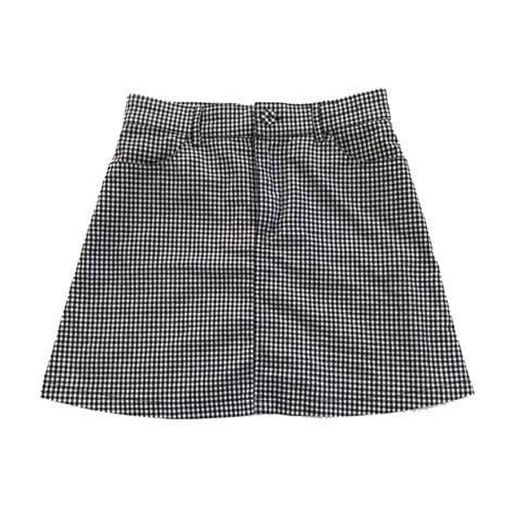 Brandy Melville Checkered Mini Skirt Gingham Mini Depop