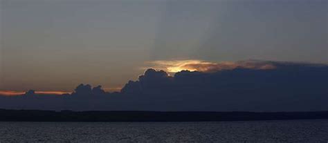 5760x1080 Lake Sunset Quabbin Panorama Night Massachusetts Water Sky