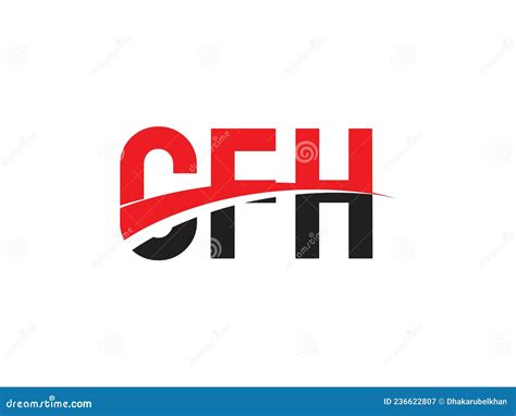 Cfh Letter Initial Logo Design Vector Illustration Stock Vector