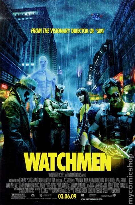 Movie was hilarious and also made me retch soooooo maybe don't eat and watch lol. Watchmen Movie Poster (2009) comic books