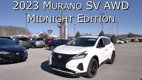 New 2023 Nissan Murano Sv Awd Midnight Edition At Nissan Of Cookeville