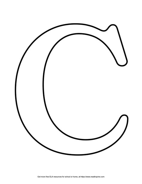 Bubble Letter C 19 Free Printable Styles