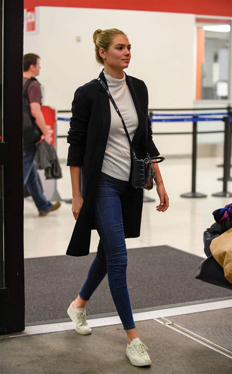 KATE UPTON at LAX Airport in Los Angeles 10/14/2016 – HawtCelebs