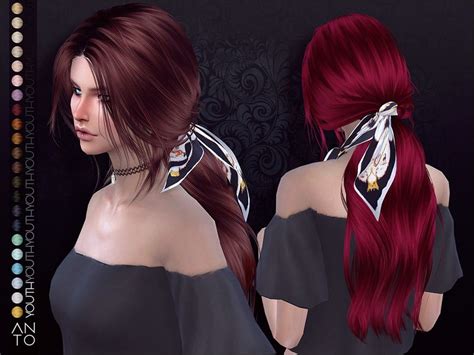 The Sims Resource Youth Hair By Anto Sims 4 Hairs Sims Hair