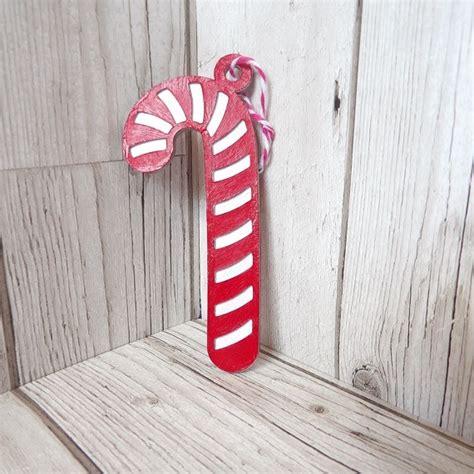 Candy cane christmas decoration (xd001)