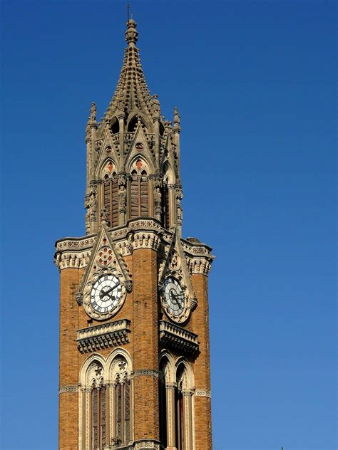 Rajabai Clock Tower Mumbai India 2 Torres Reloj
