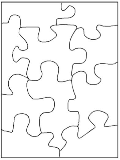 19 Printable Puzzle Piece Templates Templatelab Diy Jigsaw Puzzles