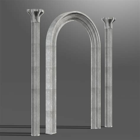 3d Fantasy Arch And Column Cgtrader