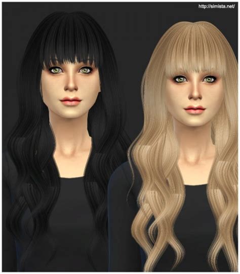 Simista Ela Sims Hairstyle 20 Retextured Sims 4 Hairs