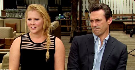 Bill Hader Literally Morphs Into Jon Hamm For An Interview With Amy Schumer Sexiness Ensues