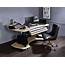 Home Office Computer Desk Natural Oak & Black Eleazar 92892 Acme 