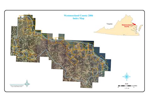 Westmoreland County Va Gis Physical Map Of The United States