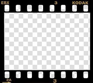Film Borders FRAMES Black Kodak Film Border Transparent Background PNG