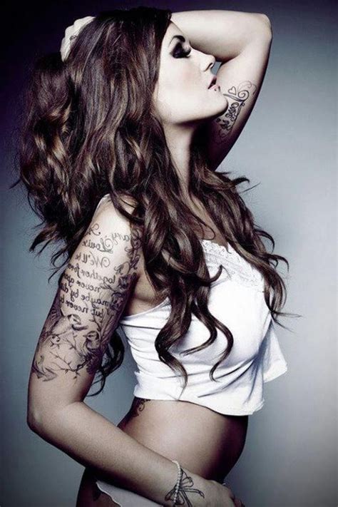 Half Arm Sleeve Tattoos For Girls Inked Naomi