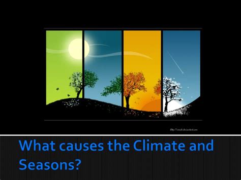 Ppt What Causes The Climate And Seasons Powerpoint Presentation