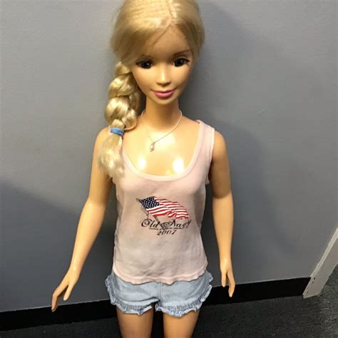 MY LIFE SIZE BARBIE DOLL XLARGE CM RETRO VINTAGE COLLECTIBLE BLONDE EBay