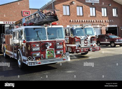 The Bladensburg Volunteer Fire Department In Bladensburg Maryland