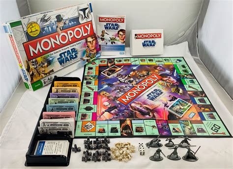 Star Wars Clone Wars Monopoly Game 2008 Parker Brothers Great Co