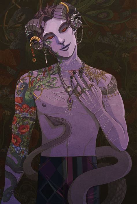 Mollymauk Tealeaf 💜 Critical Role Fan Art Critical Role Campaign 2 Character Design