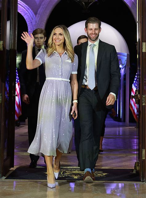 Lara Trump Pops In Accordion Dress For Donalds Election Announcement