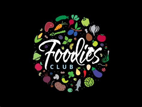 Foodies Club Logo By Mut Diz On Dribbble