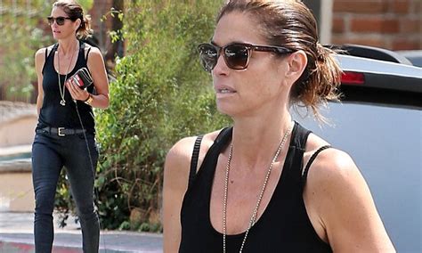 Cindy Crawford Catches The Eye In Skinny Jeans And A Clingy Vest