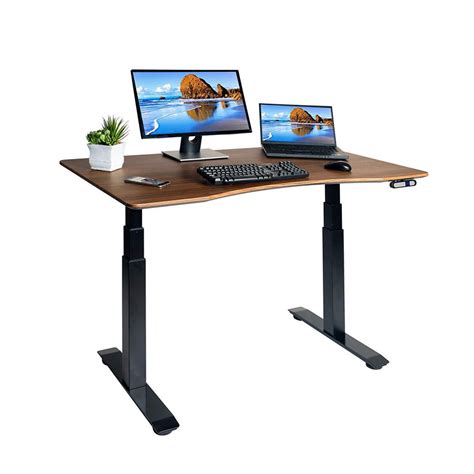 It uses two wooden boxes filled with nails and sand as counterweights. Best Motorized Standing Desks in 2020 - Desk Advisor Review