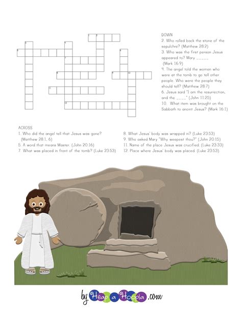 Easter Friday Freebie 1 Easter Crossword Easter Friday Who Is The