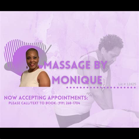 massage by monique roanoke rapids nc 27870 massage therapist in roanoke rapids