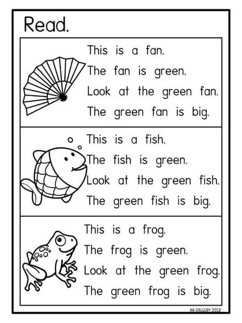 Free Printable Learn To Read Worksheets
