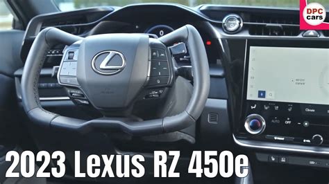 2023 Lexus Rz 450e Interior Cabin And Steering Yoke Better Than Tesla