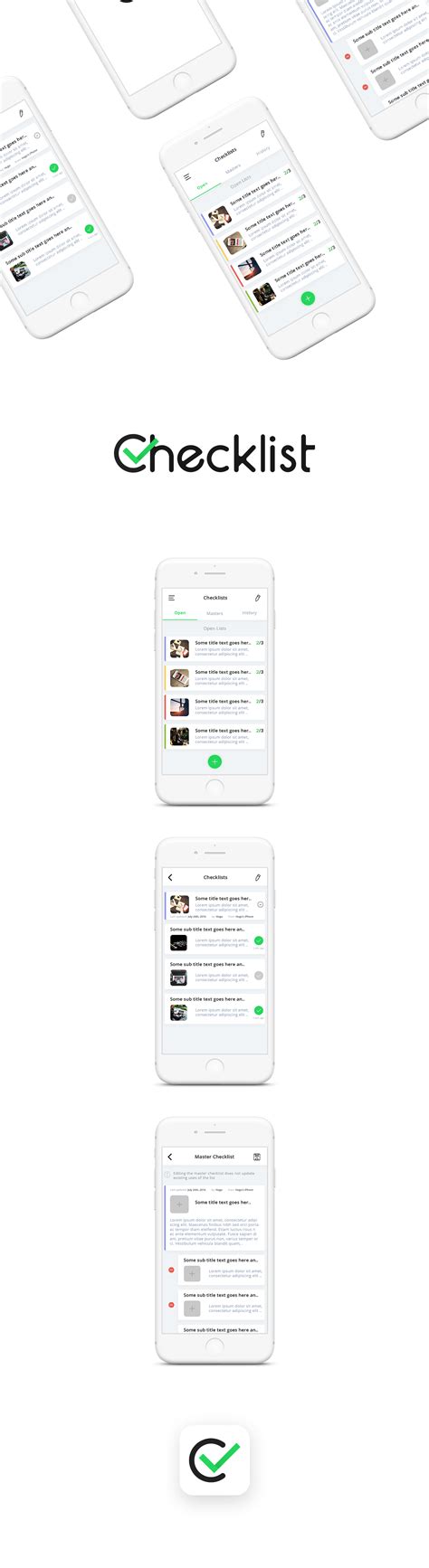 Check Out My Behance Project “checklist Ios App”