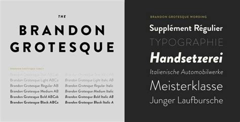 Lisans hakkı font yazarına aittir. Brandon Grotesque Font Free Download