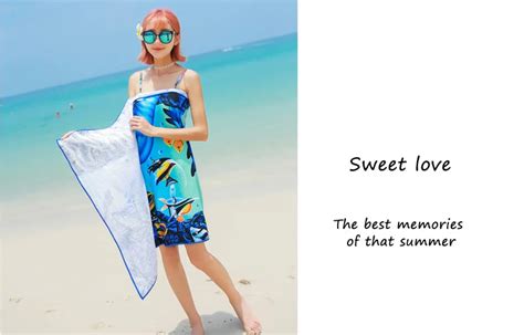 Custom Colorful Sublimation Printing Microfiber Beach Towelswimming
