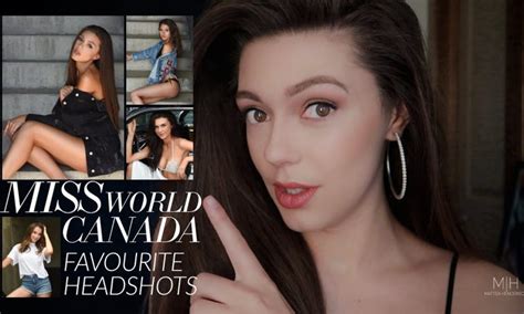 Miss World Canada Headshots What Is A Good Pageant Headshot Miss
