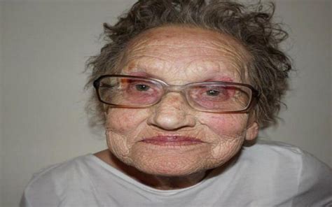 Just Look At This 80 Years Old Granny Before Makeup And After It Her