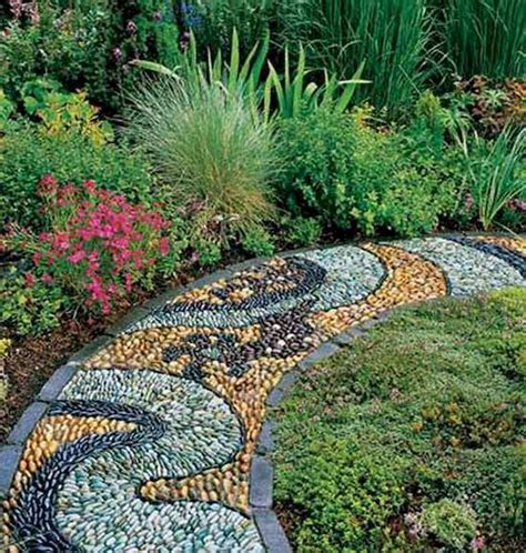 45 Beautiful Diy Mosaic Garden Path Decorations For Your Landscape