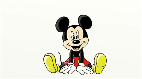 Beautiful Mickey Mouse Cartoon Drawing Images Wallpaper