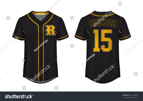 야구 티셔츠 디자인 템플릿 스포츠 져지 스톡 벡터로열티 프리 1167759052 Shutterstock