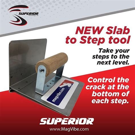 Awesome Tool To Put Control Joints At The Base Of Each Step Head Into