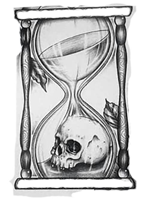 Pin By Douglas Rangel On Estudo Em Geral Hourglass Tattoo Skull