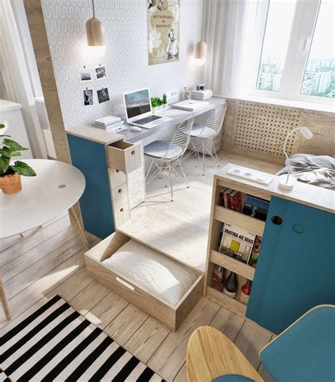 Wie können Sie richtig eine 1 Zimmer Wohnung einrichten? - Innendesign