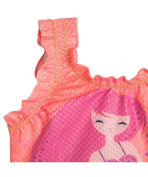 Toddler Girl One Piece Swimsuit Uv Protection Traje De Baño Para