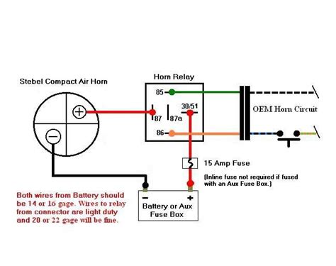 Wiring Diagram Hooter Relay