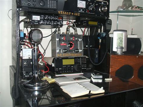 This Is My Ham And Shortwave Radio Shack Before I Reorganized It I Designed The Desk To Accept